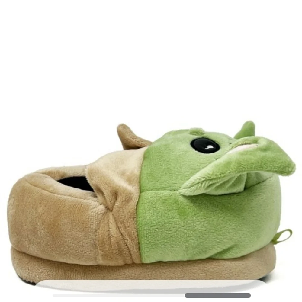 STAR WARS Mandalorian baby Yoda Grogu kids slippers NWT